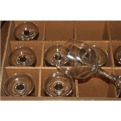 BOX OF WINE GLASSES