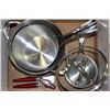Image 1 : 6 PIECE KITCHEN AID POTS AND PANS