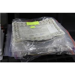 KNOWLES COLLECTOR PLATES W / COA  X8