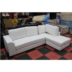 NEW WHITE 2 PC SECTIONAL