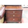 Image 1 : NEW 3 DRAWER NIGHTSTAND W MINOR CORNER DAMAGE