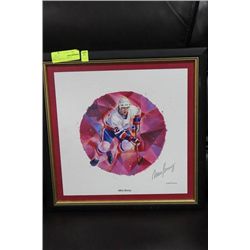 MIKE BOSSY LTD ED SIGNED HOCKEY PICTURE 690/1022