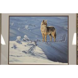 PAUL CRAPF COYOTE LTD ED SIGNED PRINT 132/850