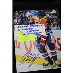 OSCAR KLEFBOM GUARANTEED AUTHENTIC AUTOGRAPH