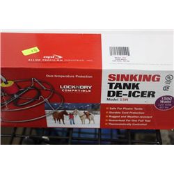 NEW 1500 WATT SINKING TANK DE-ICER