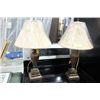 Image 1 : PAIR OF BRONZE DESIGNER LAMPS