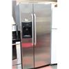 Image 1 : GE STAINLESS STEEL SIDE BY SIDE FRIDGE