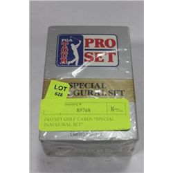 PRO SET GOLF CARDS "SPECIAL INAUGURAL SET"