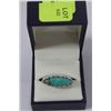 Image 1 : LADIES ST SILVER RING SIZE 8