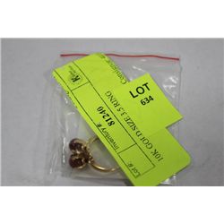 10KT GOLD SIZE 3.5 RING