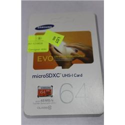 MICRO SDXC UHS-I CARD 64GB EVO X2