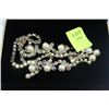 Image 1 : VINTAGE PEARL RHINESTONE NECKLACE