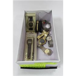 BOX OF 8 ASST. VITAGE WATCHES