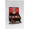 Image 1 : LARGE BUXTON MUSICAL JEWELLERY BOX W CONTENTS