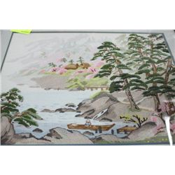 VINTAGE NEEDLEPOINT PICTURE