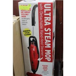 ULTRA STEAM MOP W/ DETACHABLE HAND HELD STEAMER