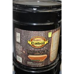 5 GALLON PAIL TIMBER JACK PINE CONE LOG AND