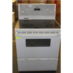 WHIRLPOOL DESIGNER STYLE 4 BURNER CERAMIC TOP