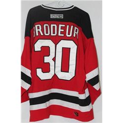 "BRODEUR" NEW JERSEY DEVILS NHL JERSERY SZ L