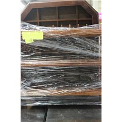 SET OF 3 WALL DISPLAY UNITS