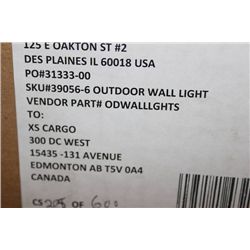 NEW OUTDOOR WALL LIGHT X10