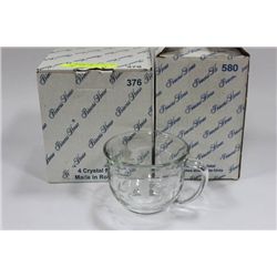 2 BOXES W PRINCESS HOUSE CRYSTAL BOWLS/GLASSES ETC