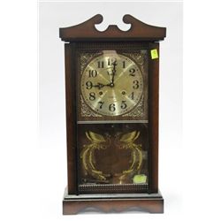VINTAGE VERITAS WOOD WALL CLOCK
