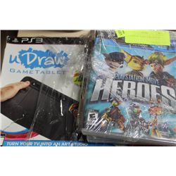 PS3 U-DRAW TABLET & GAMES