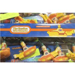 THE BEATLES YELLOW SUBMARINE XMAS LIGHT SET x2