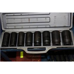 3/4" DRIVE 1" - 1 1/2" IMPACT SOCKET SET
