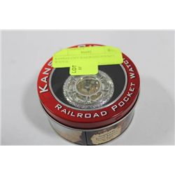 KANSAS CITY RAILROAD POCKET WATCH