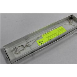 STERLING SILVER HEART SHAPED NECKLACE