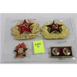 RUSSIAN COMMUNIST COLD WAR MILITARY BADGES