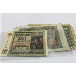 GERMAN BANK NOTES 1920'S