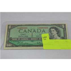 CANADIAN 1954 $1 NOTE