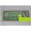 Image 1 : CANADIAN 1954 $1 NOTE