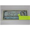 Image 1 : GEM UNC 1954 $5 NOTE SCARCE