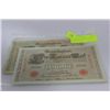 Image 1 : SCARCE UNC 1910 GERMAN 100 MARK NOTES X2