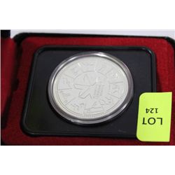 1978 COMMONWEALTH GAMES CASED SILVER DOLLAR