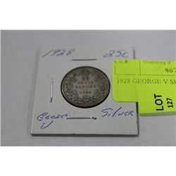 1928 GEORGE V SILVER 25C