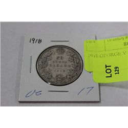 1918 GEORGE V SILVER 50C