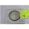 Image 1 : 1922 US PEACE SILVER DOLLAR