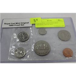 1969 ROYAL CANADIAN MINT ORIGINAL PROOF SET
