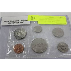 1981 ROYAL CANADIAN MINT ORIGINAL PROOF SET