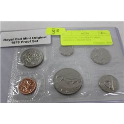 1978 ROYAL CANADIAN MINT ORIGINAL PROOF SET
