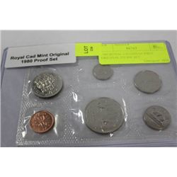 1980 ROYAL CANADIAN MINT ORIGINAL PROOF SET