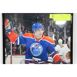 TAYLOR HALL SIGNED 8 X 10 W / COA