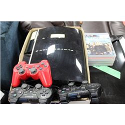 SONY PLAYSTATION 3 500GB WITH 4 GAMES