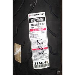 DUNLOP 200/55R17 REAR MOTORCYCLE TIRE