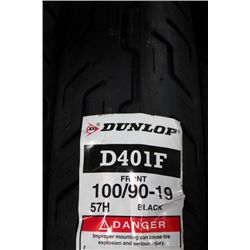 DUNLOP D401F 100/90-19 FRONT MOTORCYCLE